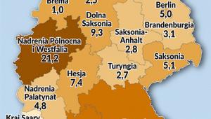 Planowane rozmieszczenie uchodźców w Niemczech (infografiki Bogusław Rzepczak)