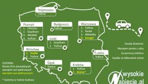 carsharing wysokie napięcie